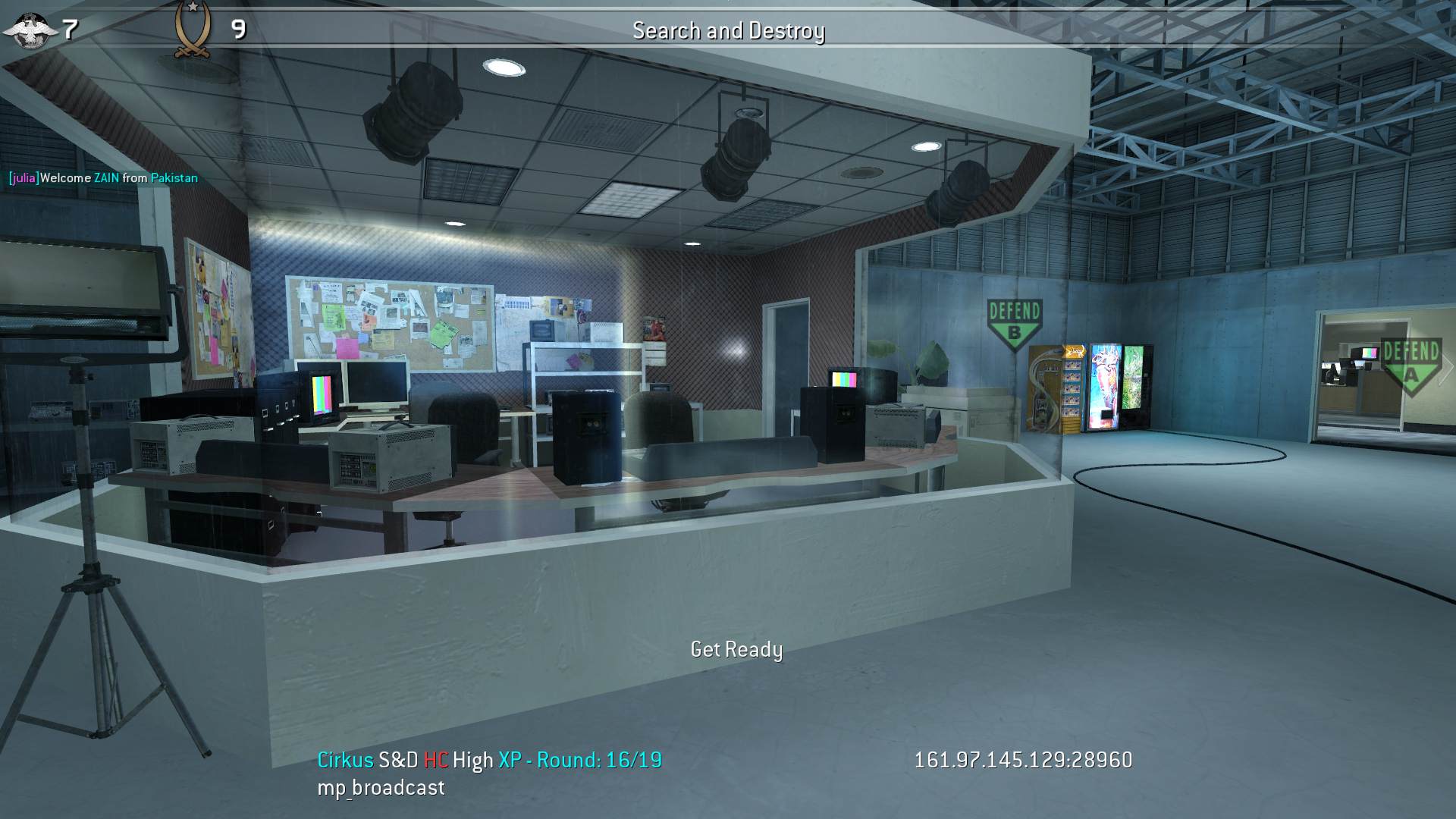 Conscyx, mp_broadcast, Cirkus S&D HC High XP - Round: 18/19